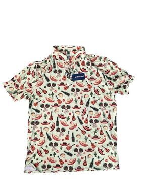 Men’s Cinco de Mayo Golf Polo White